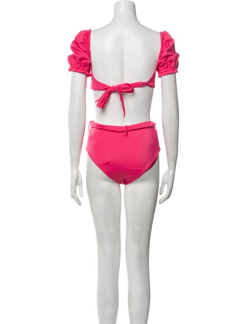 Agua Bendita Ruffle Embellishment Bikini