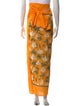 Agua Bendita Floral Print Long Skirt