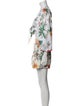 Agua Bendita Floral Print Short Set