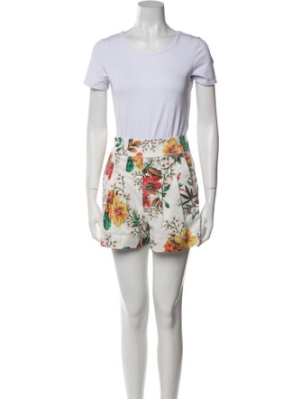 Agua Bendita Floral Print Short Set