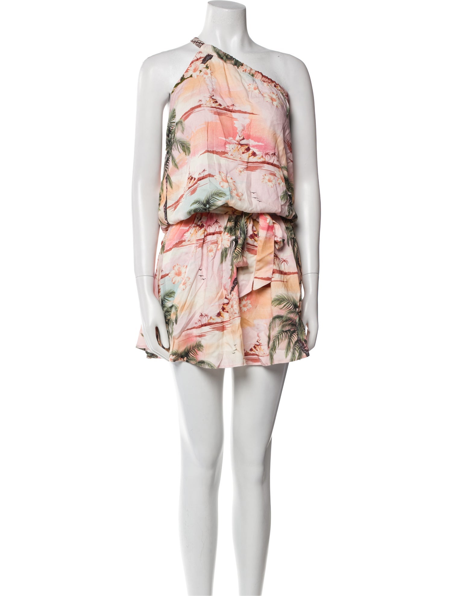 Agua Bendita Printed Mini Dress w/ Tags