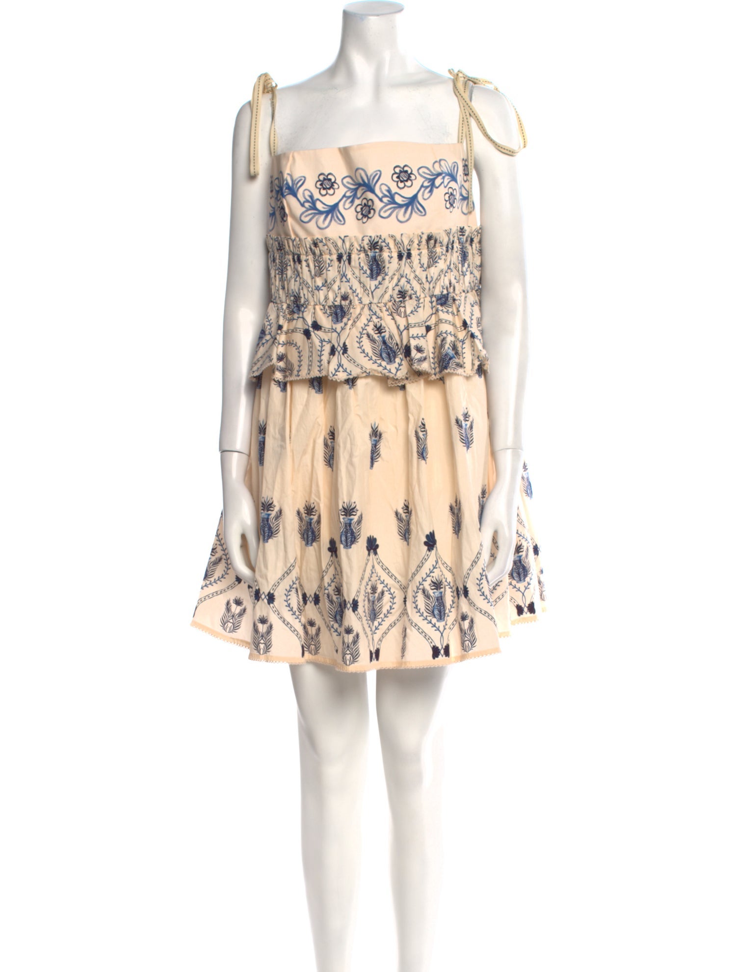 Agua Bendita Printed Mini Dress w/ Tags