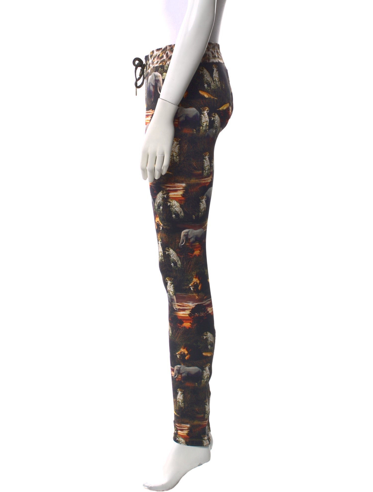 Agua Bendita Printed Skinny Leg Pants