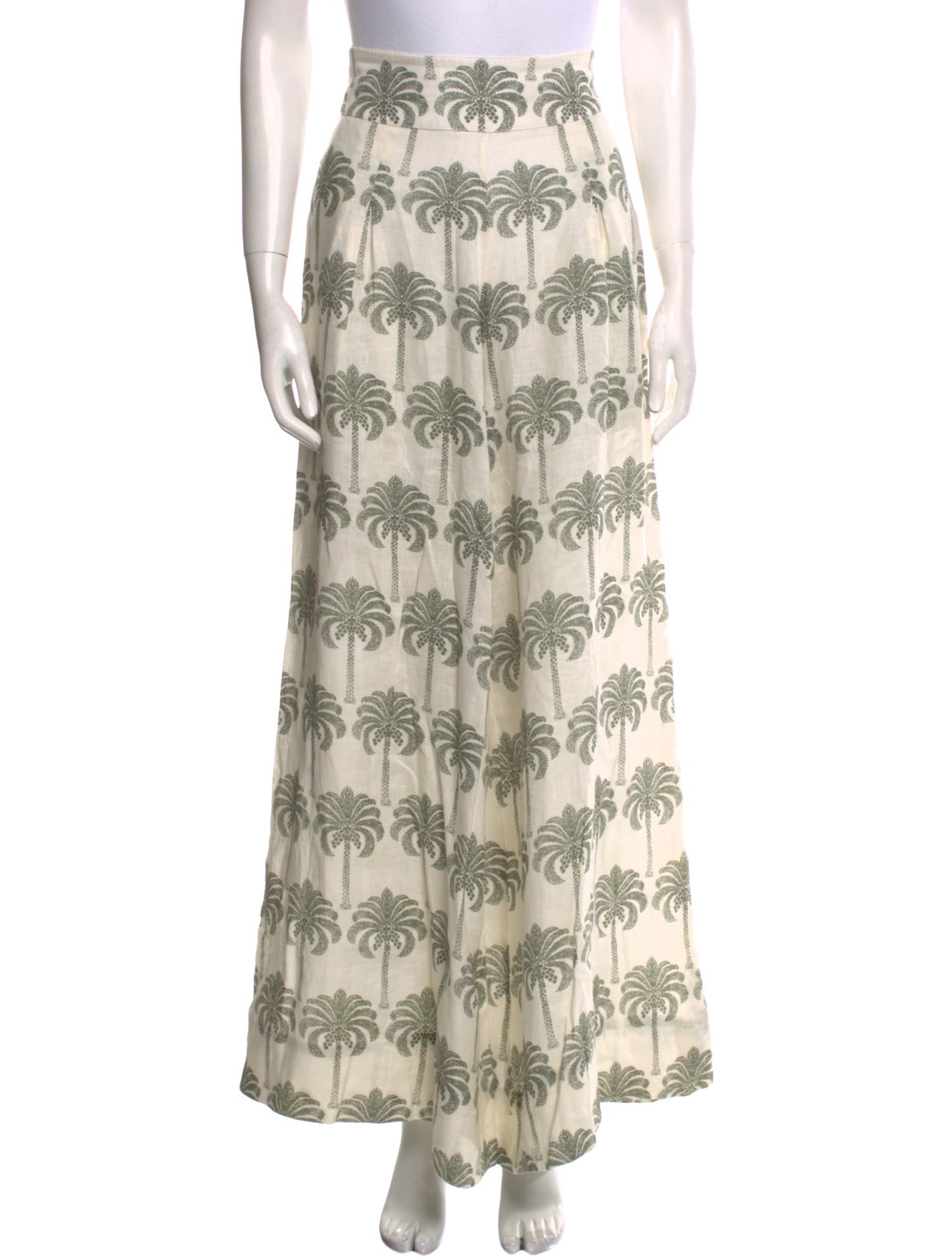 Agua Bendita Printed Wide Leg Pants