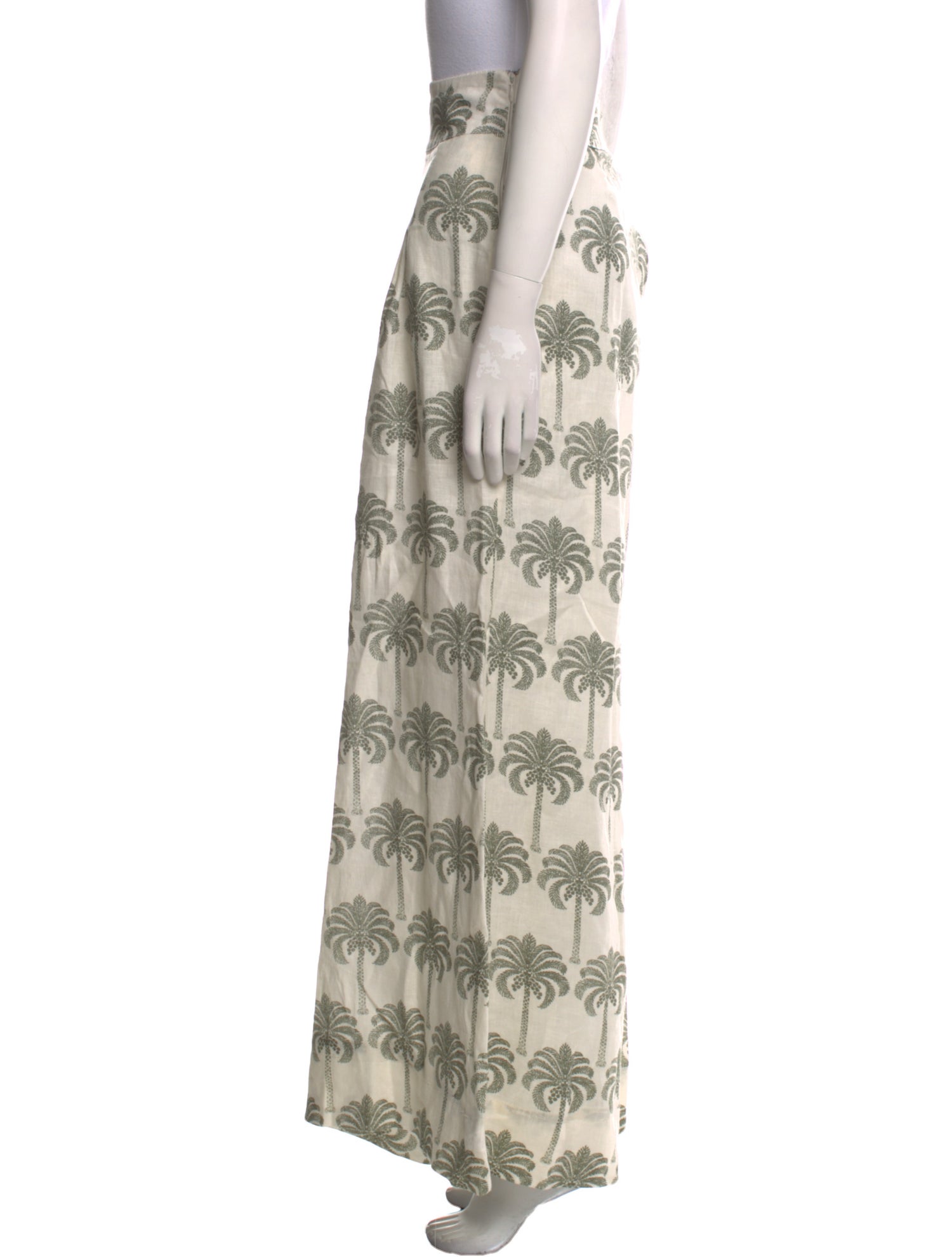 Agua Bendita Printed Wide Leg Pants