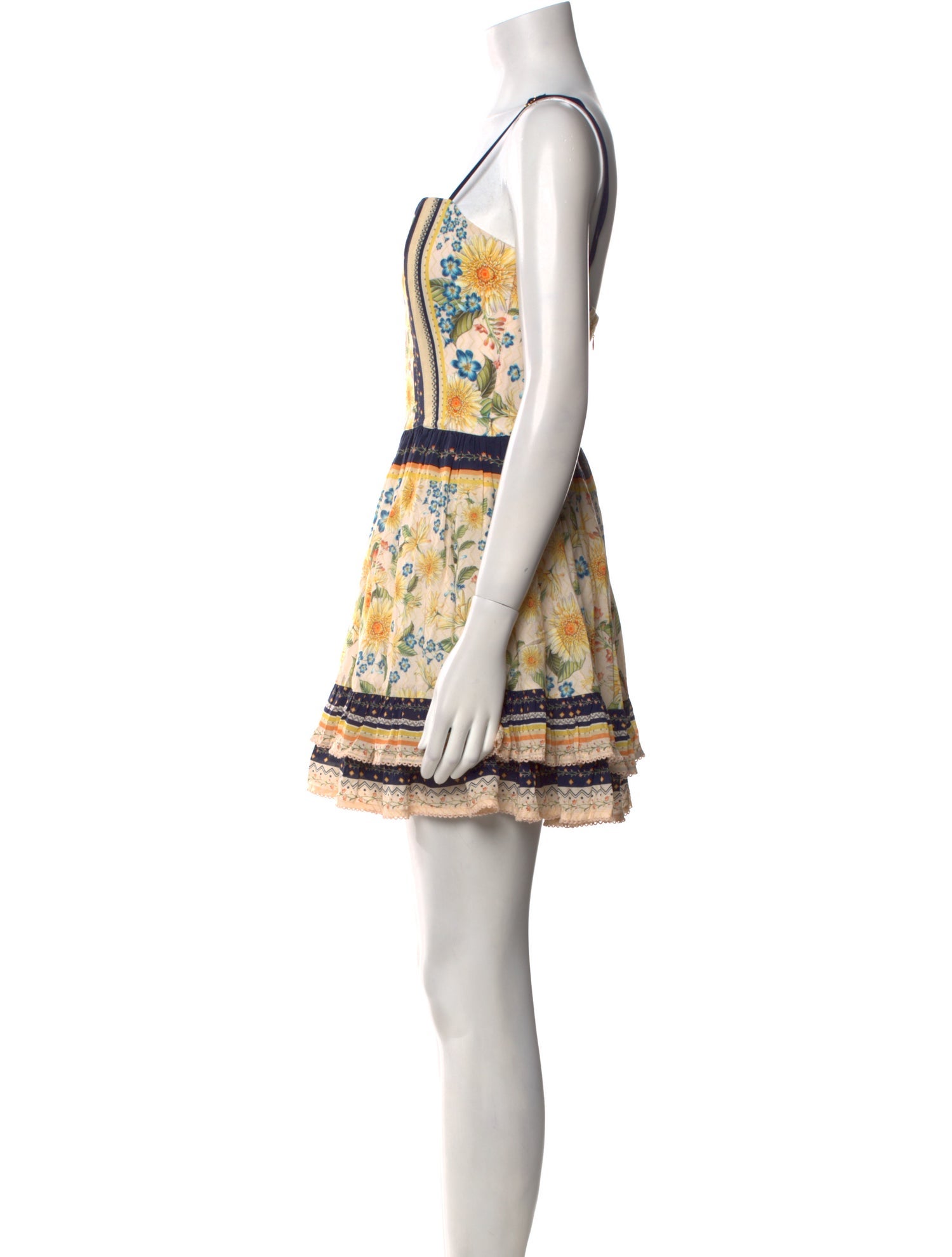 Agua Bendita Printed Mini Dress