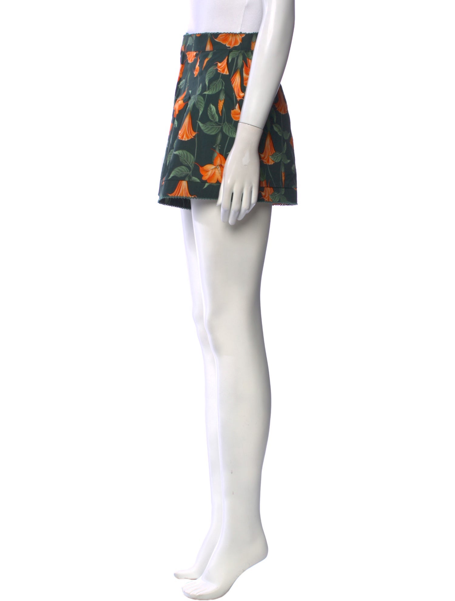 Agua Bendita Printed Mini Shorts