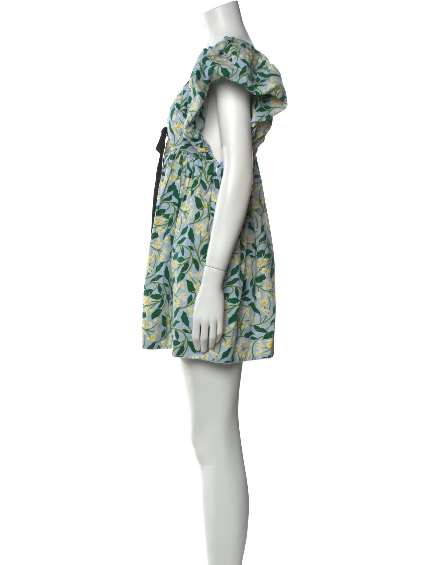 Agua Bendita Printed Mini Dress