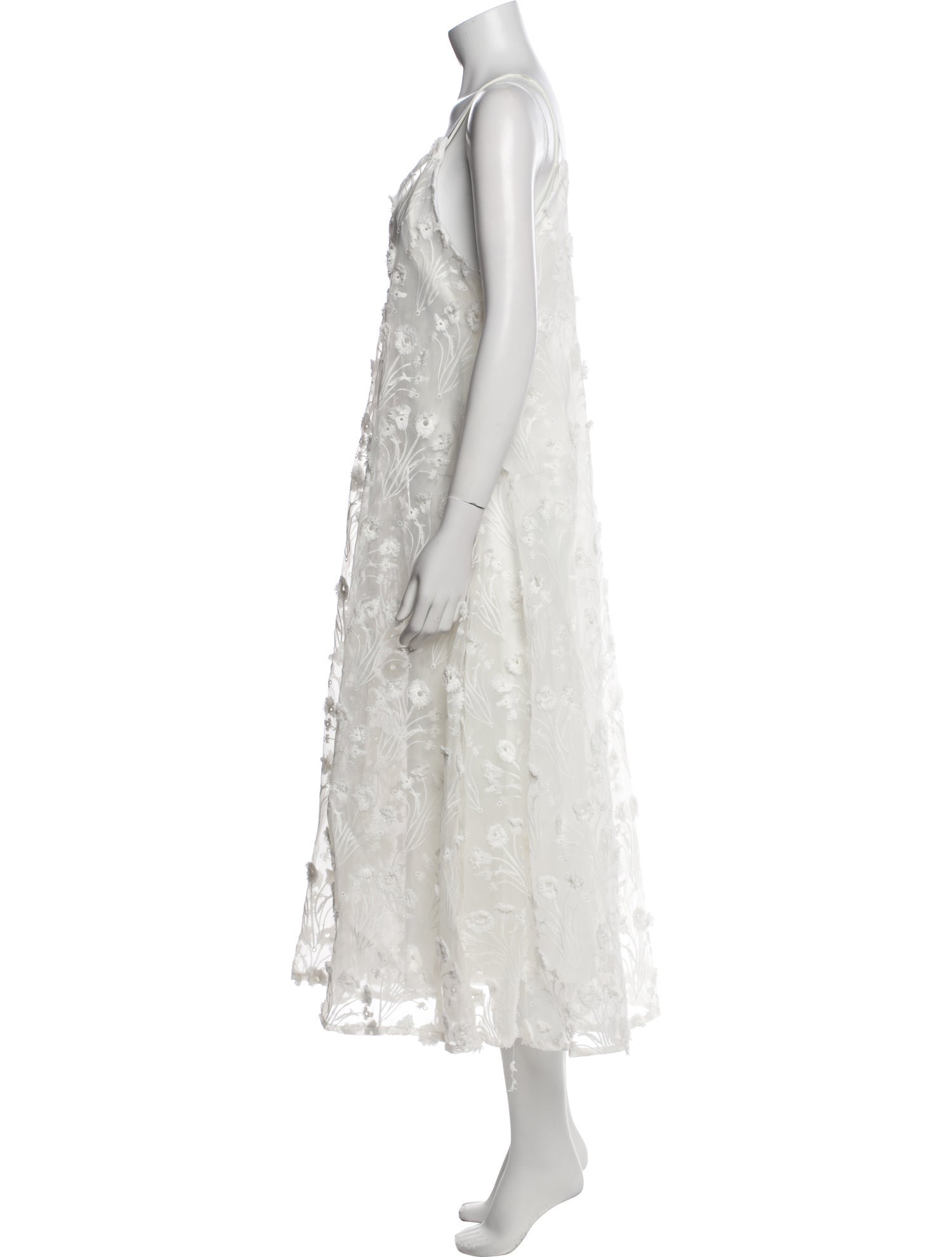 Agua Bendita V-Neck Long Dress w/ Tags