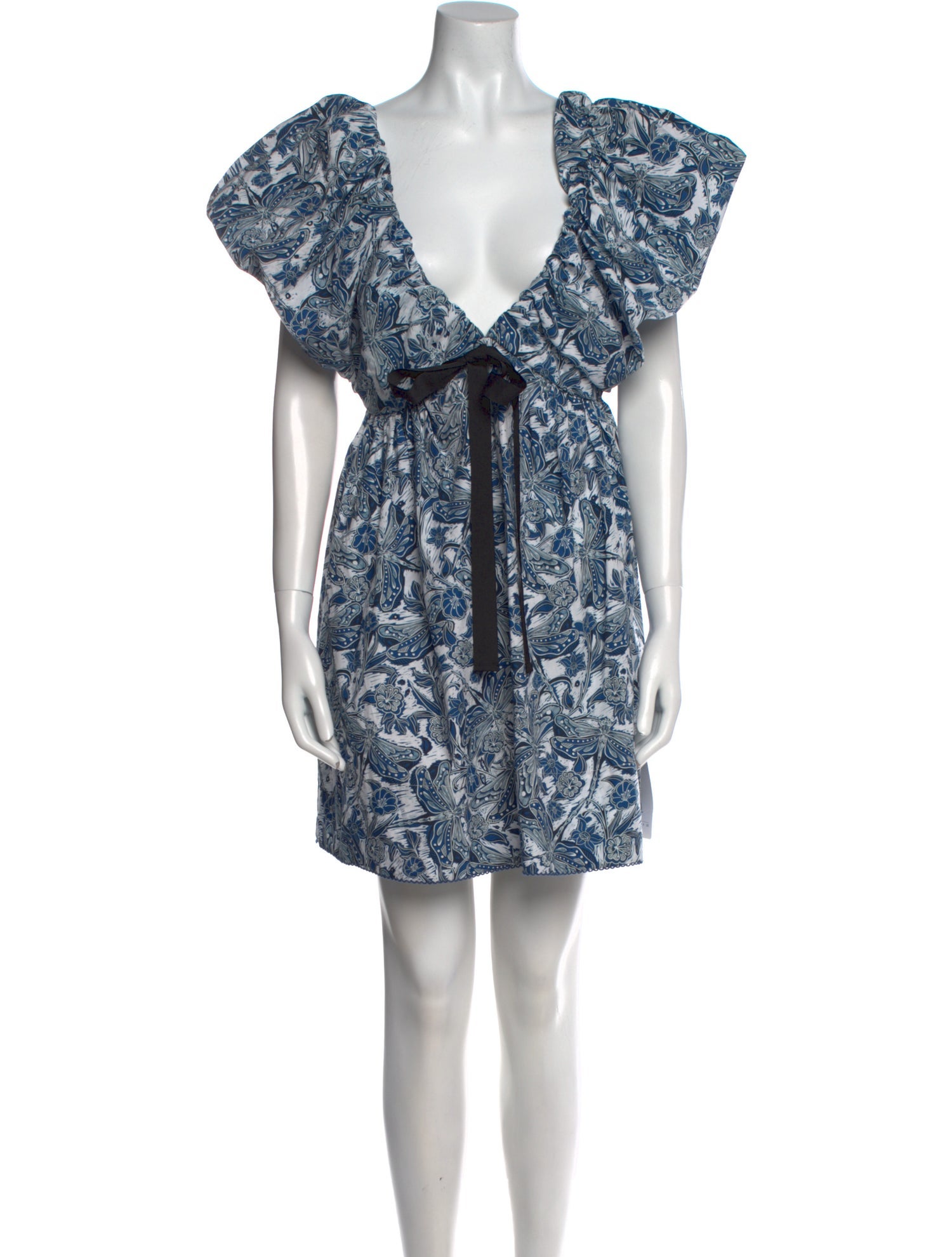 Agua Bendita Printed Mini Dress w/ Tags