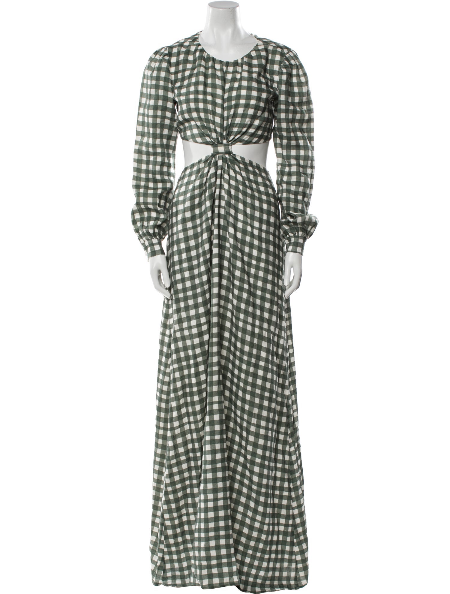 Agua Bendita Linen Long Dress