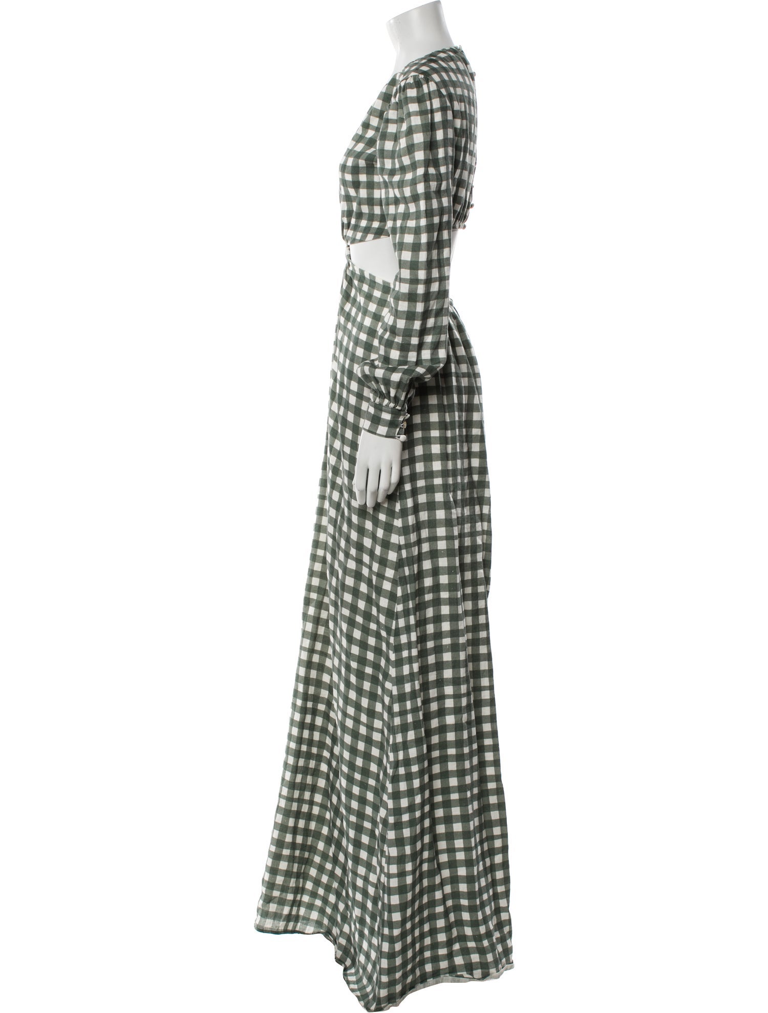 Agua Bendita Linen Long Dress