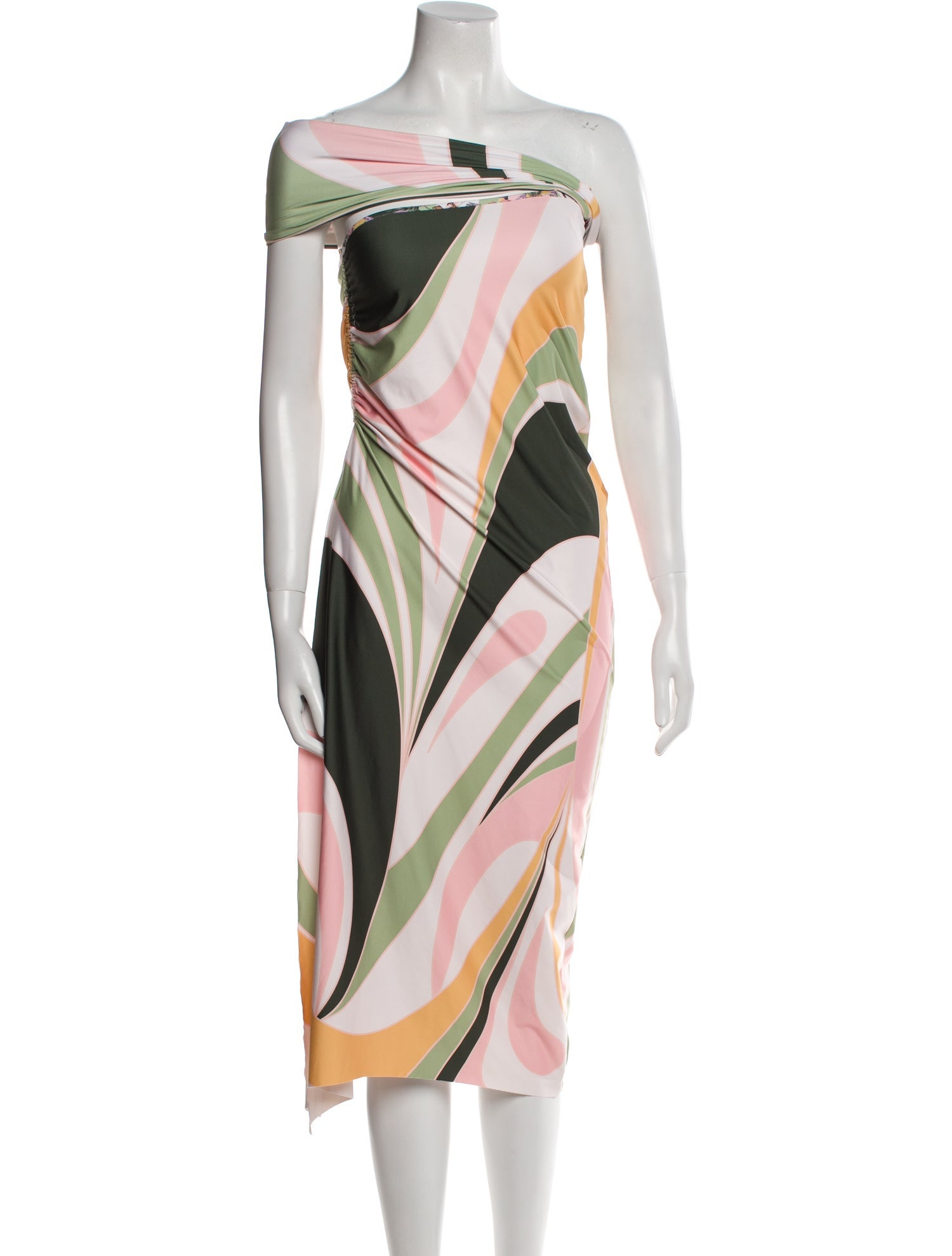 Agua Bendita Printed Midi Length Dress