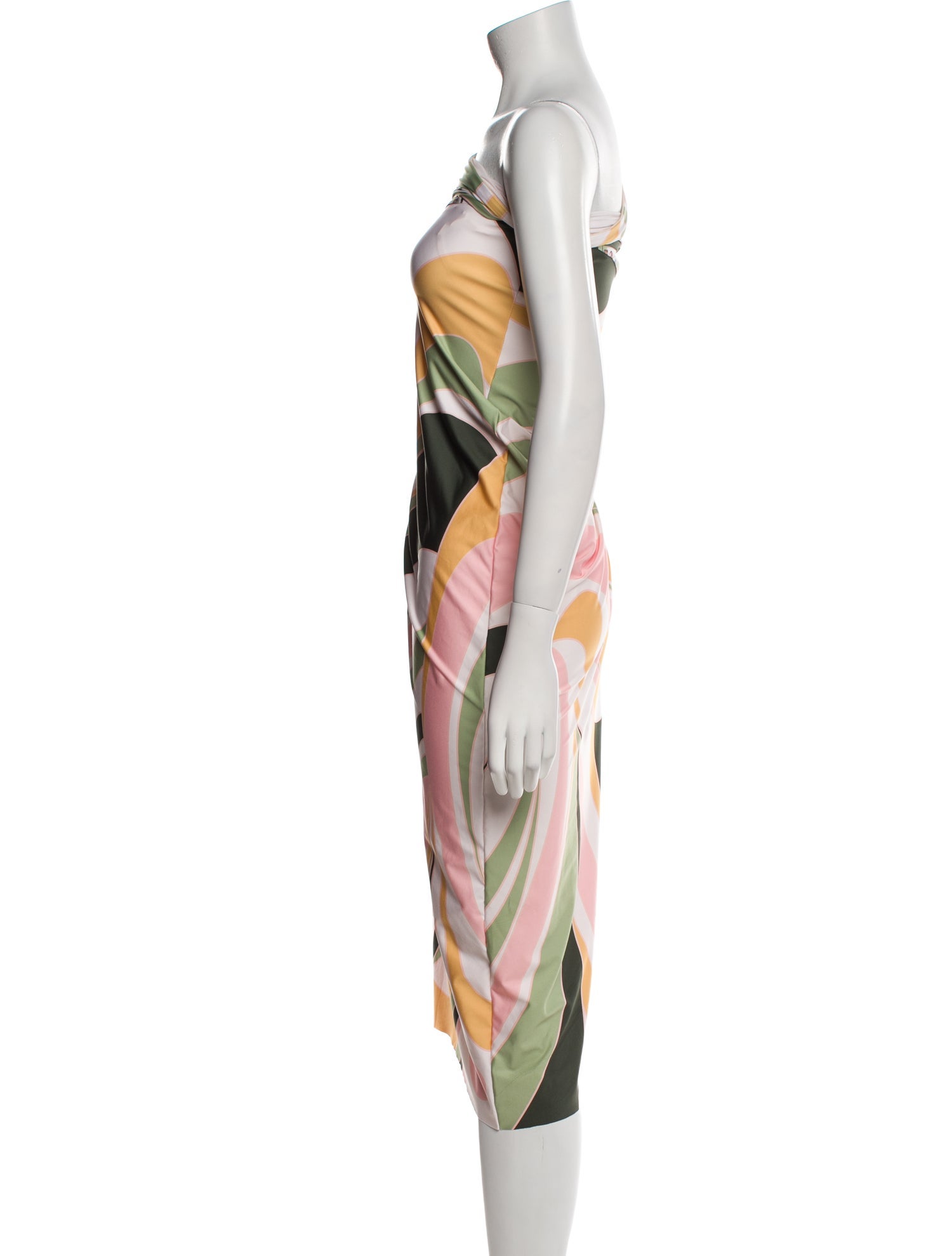Agua Bendita Printed Midi Length Dress