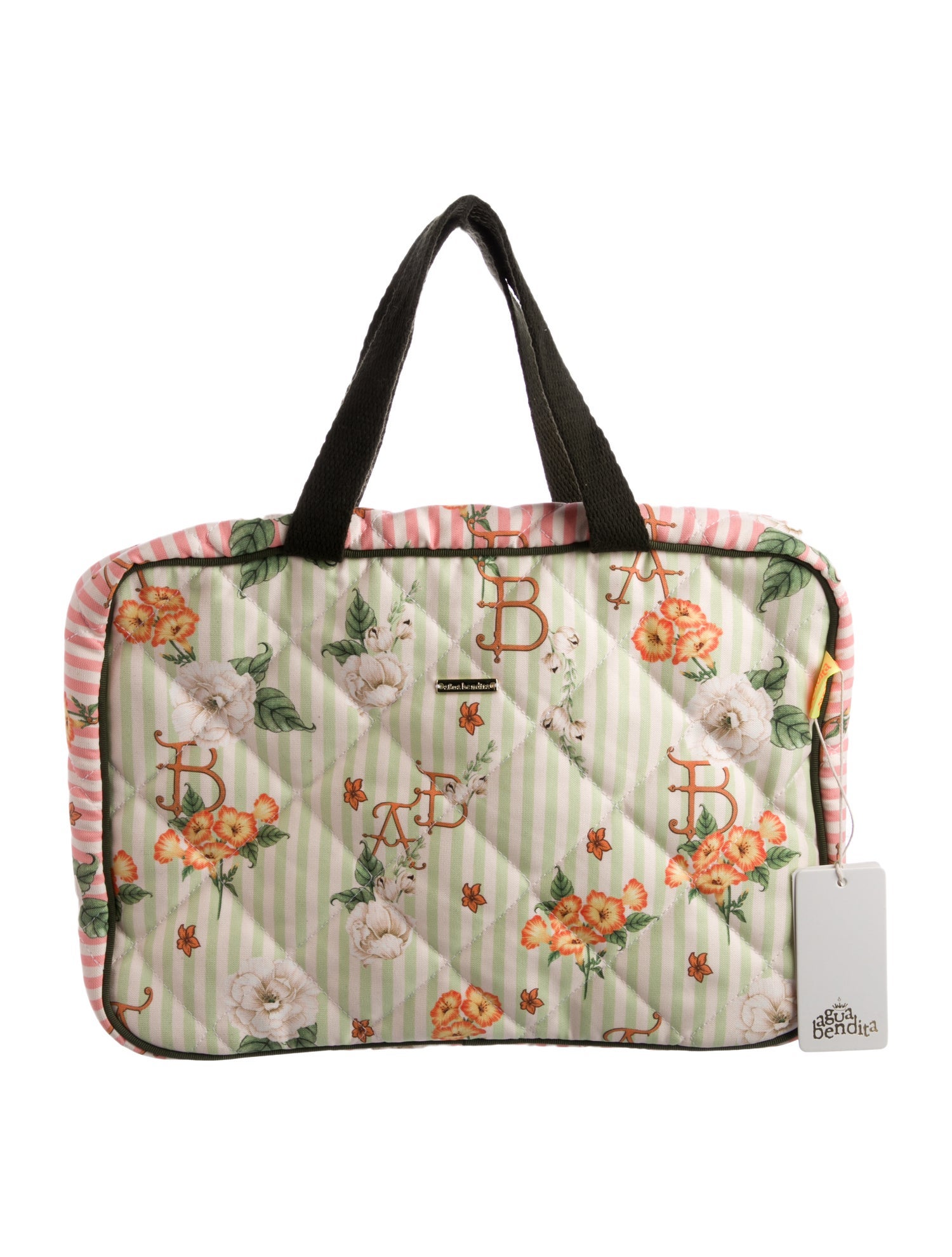 Agua Bendita Printed Travel Bag w/Tags