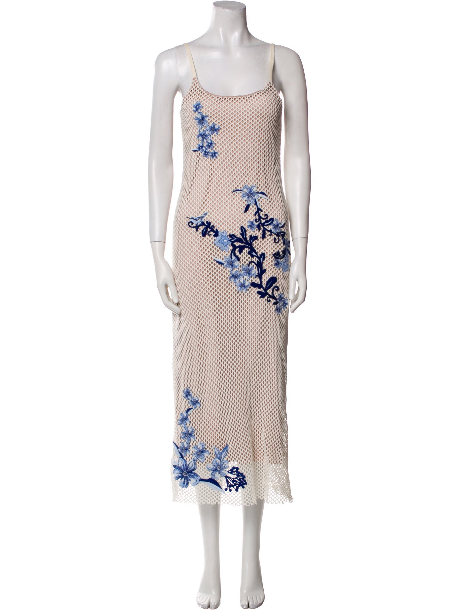 Agua Bendita Printed Long Dress w/ Tags