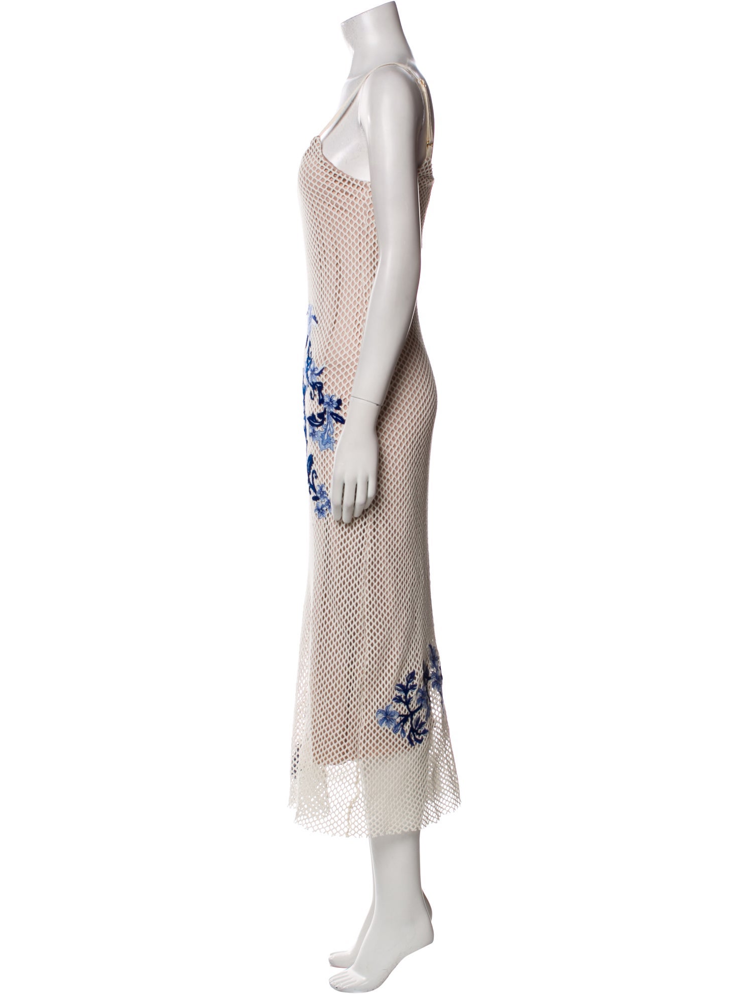 Agua Bendita Printed Long Dress w/ Tags