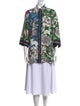 Agua Bendita Printed Mock Neck Tunic