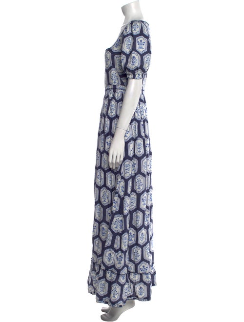 Agua Bendita Linen Long Dress