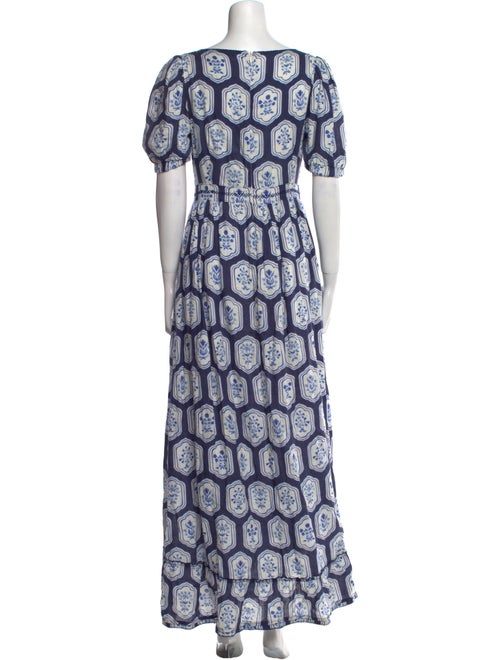 Agua Bendita Linen Long Dress