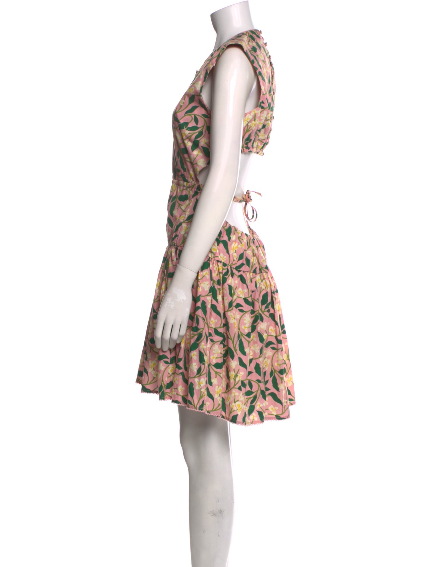 Agua Bendita Printed Midi Length Dress