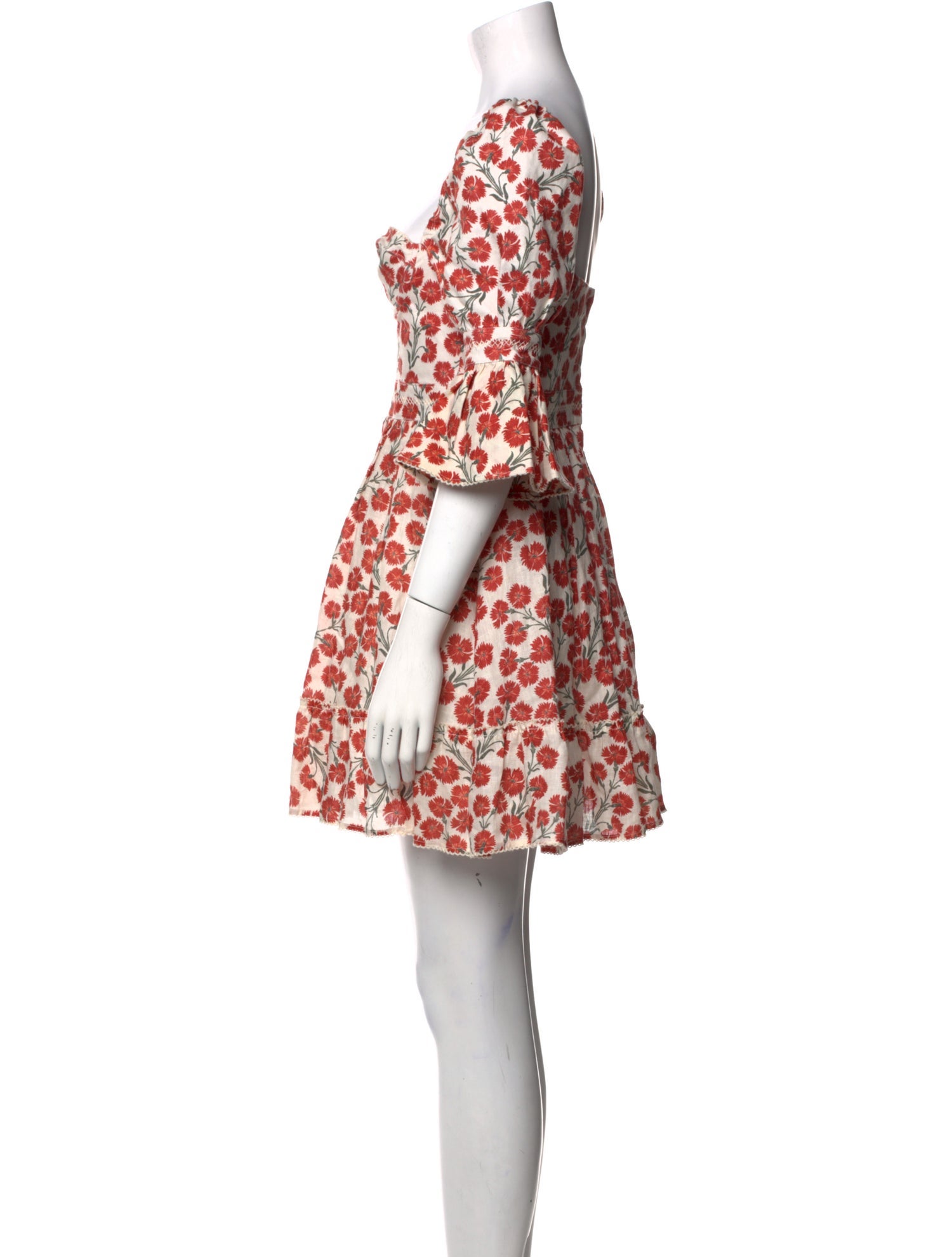 Agua Bendita Animal Print Mini Dress