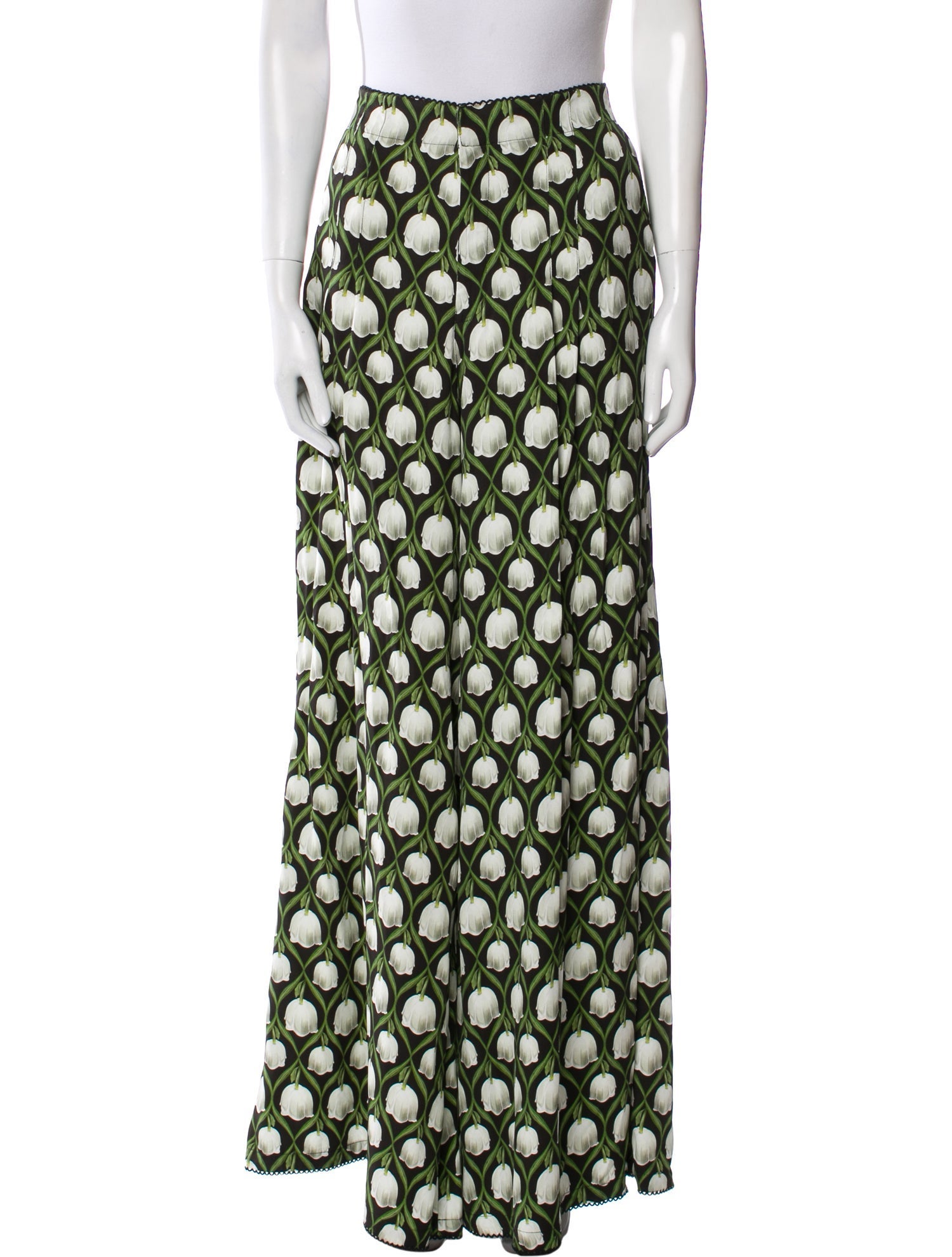 Agua Bendita Floral Print Wide Leg Pants w/ Tags