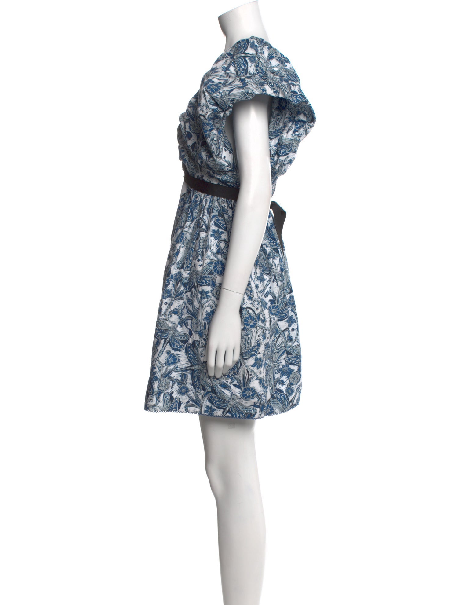 Agua Bendita Floral Print Mini Dress w/ Tags