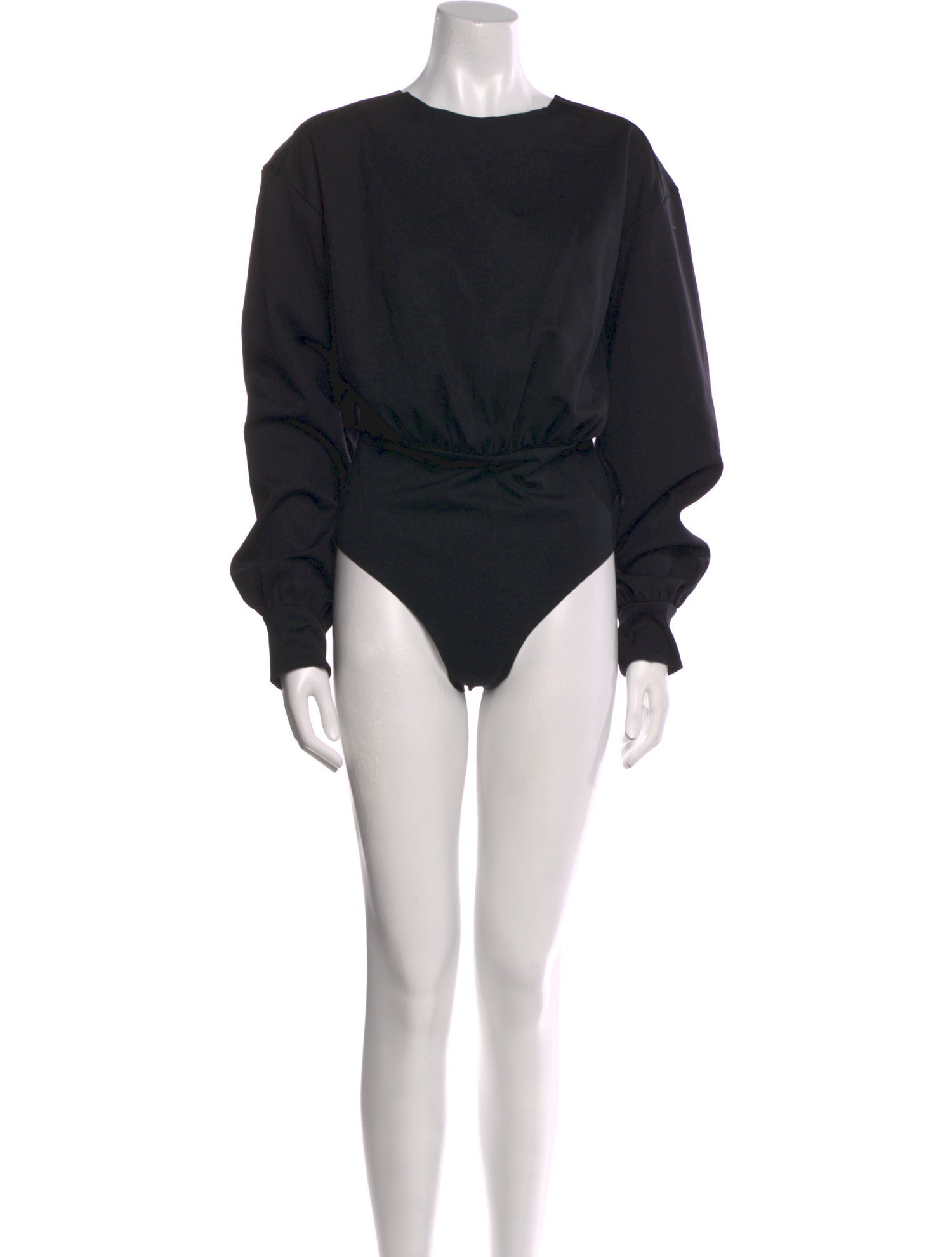 Agua Bendita Bateau Neckline Long Sleeve Bodysuit