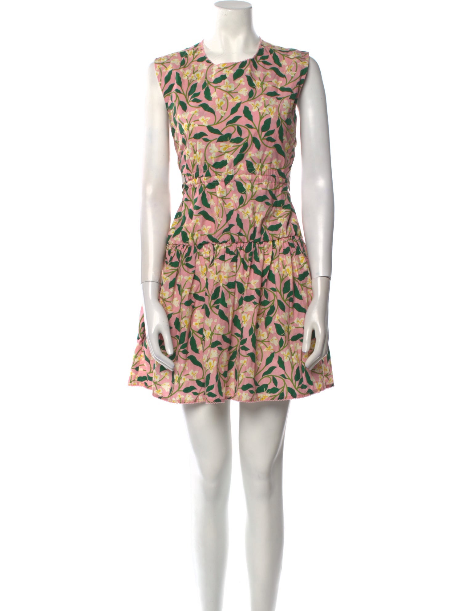 Agua Bendita Printed Mini Dress