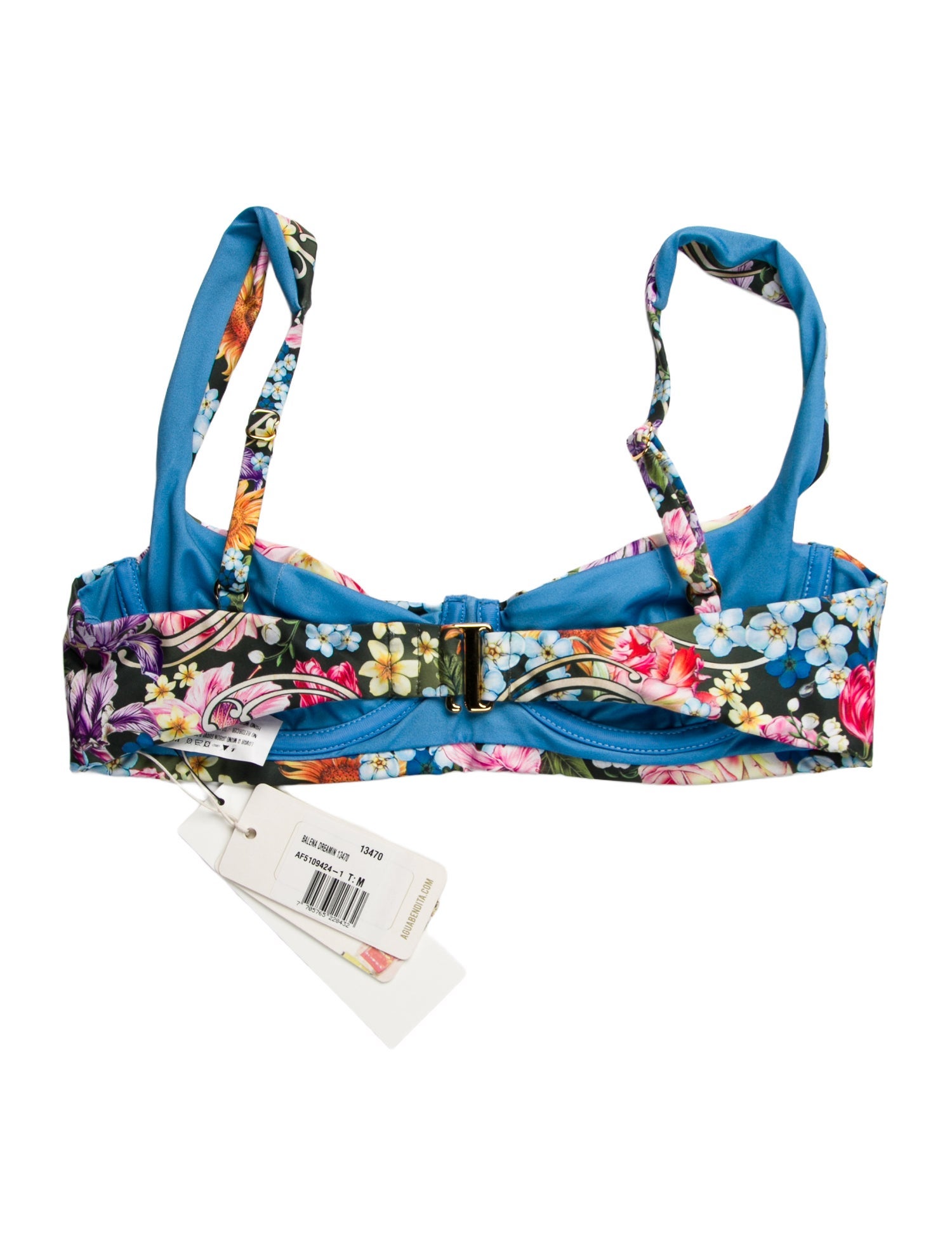 Agua Bendita Floral Print Top w/ Tags