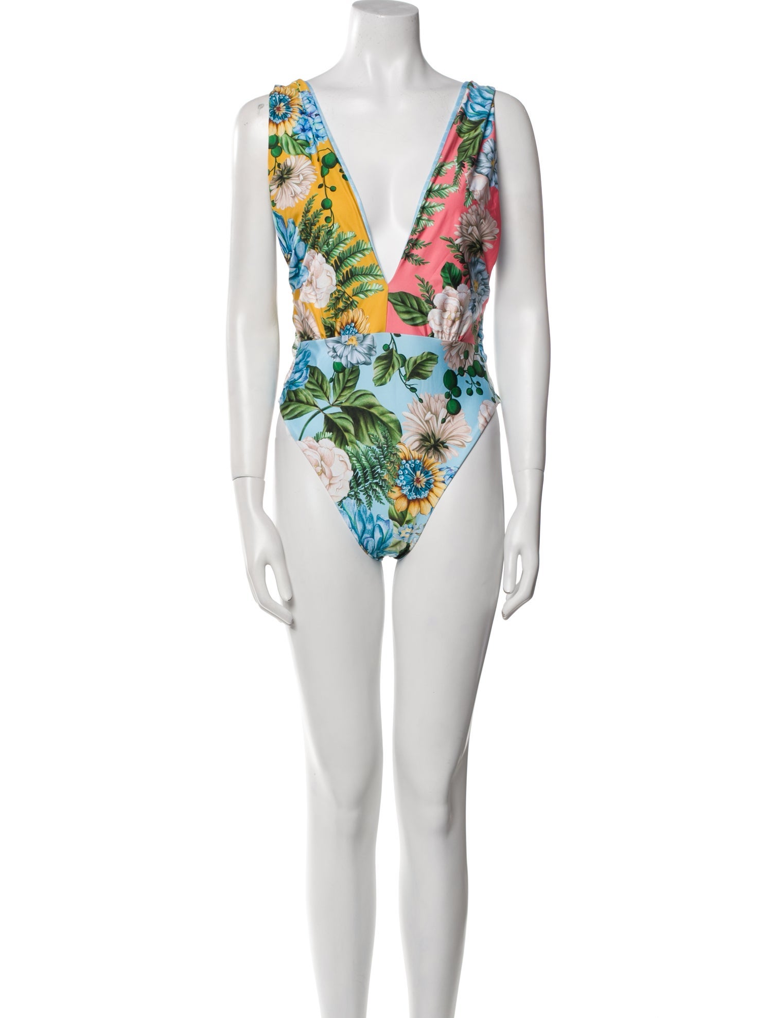 Agua Bendita Floral Print One-Piece