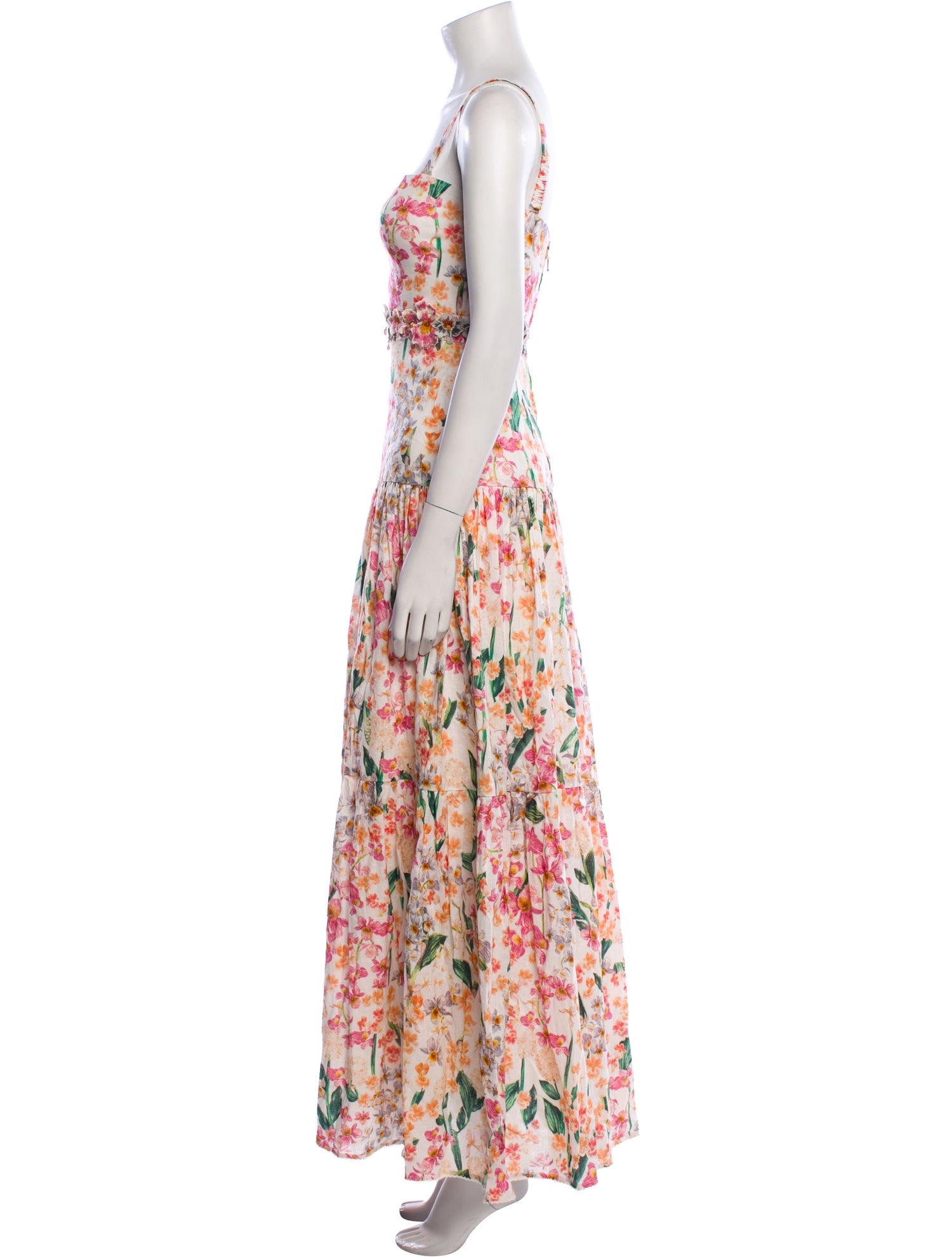 Agua Bendita Linen Long Dress