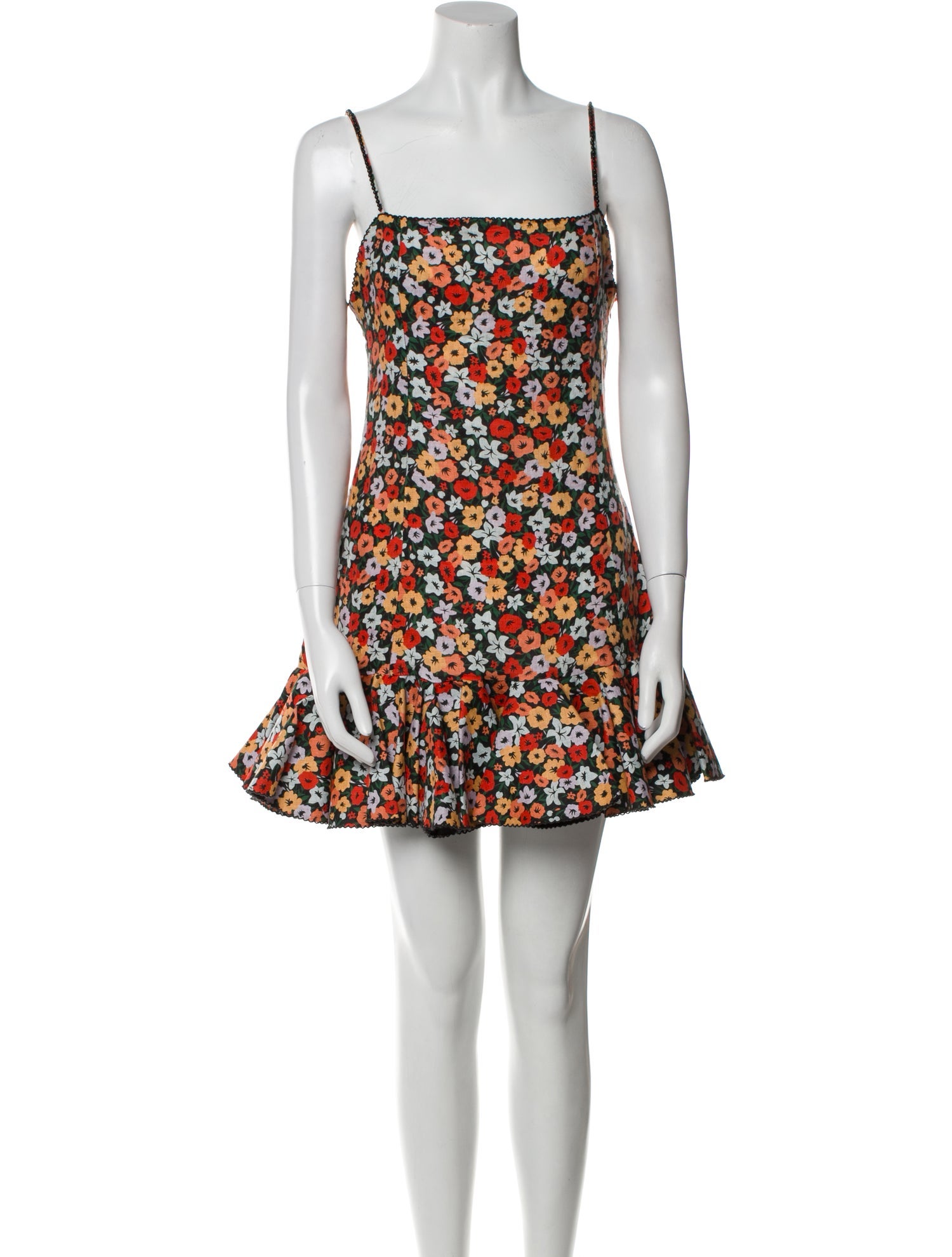 Agua Bendita Linen Mini Dress