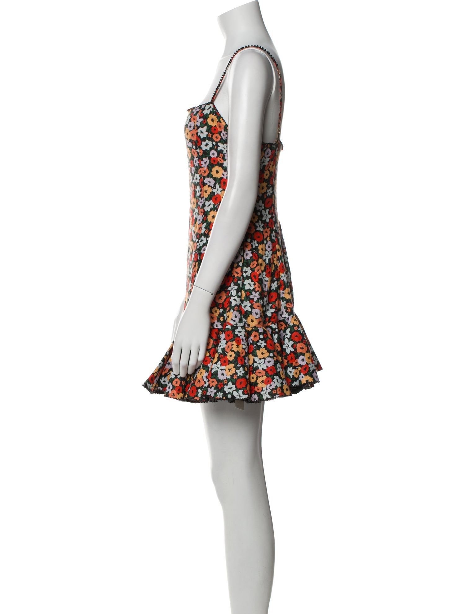 Agua Bendita Linen Mini Dress