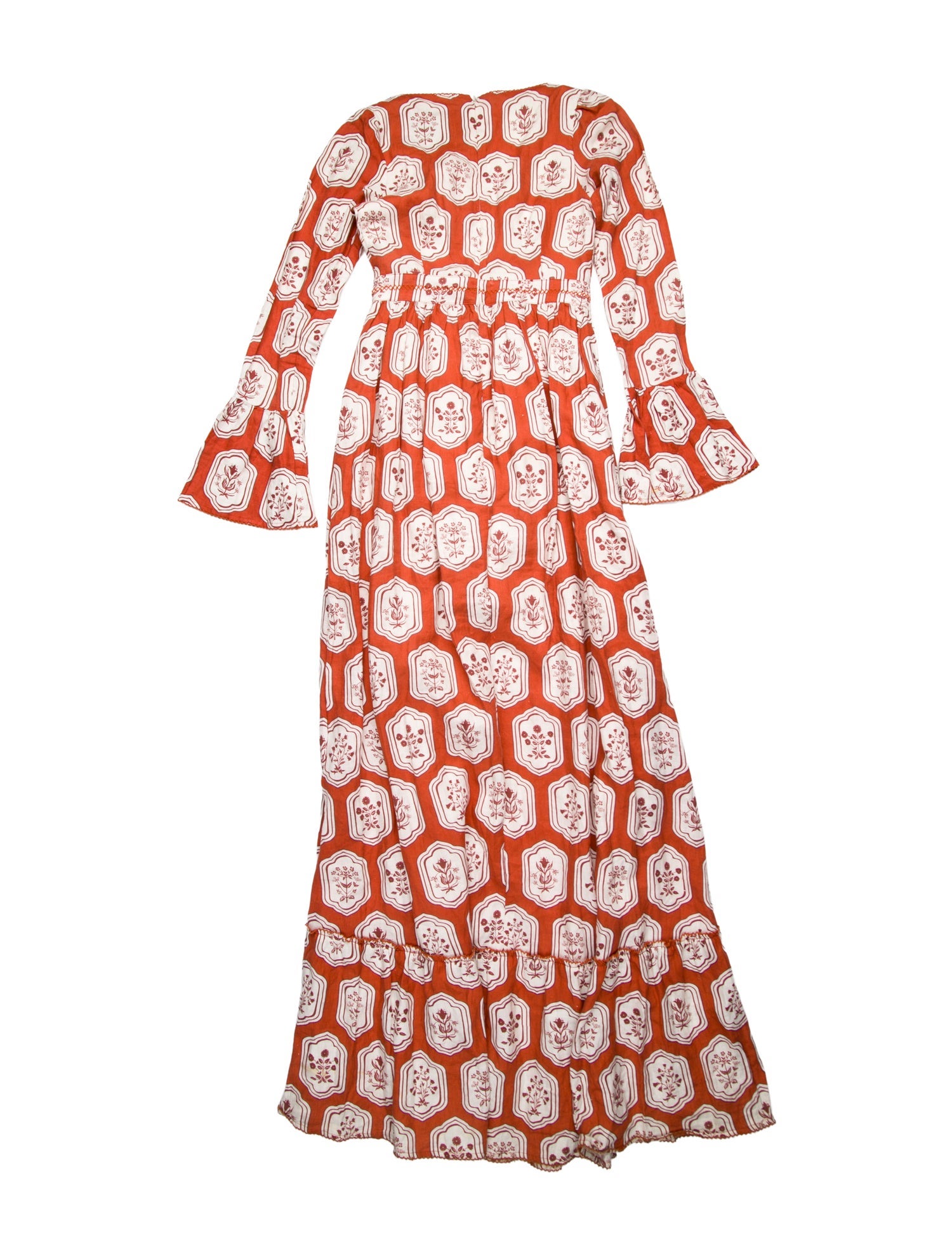 Agua Bendita Linen Long Dress