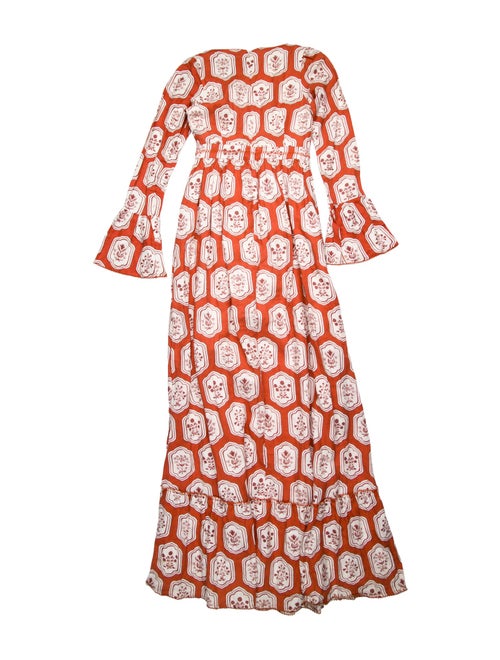 Agua Bendita Linen Long Dress