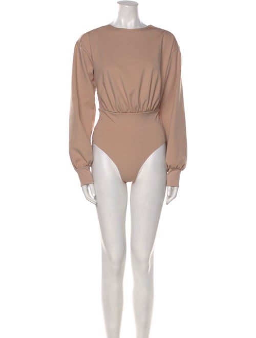 Agua Bendita Bateau Neckline Long Sleeve Bodysuit