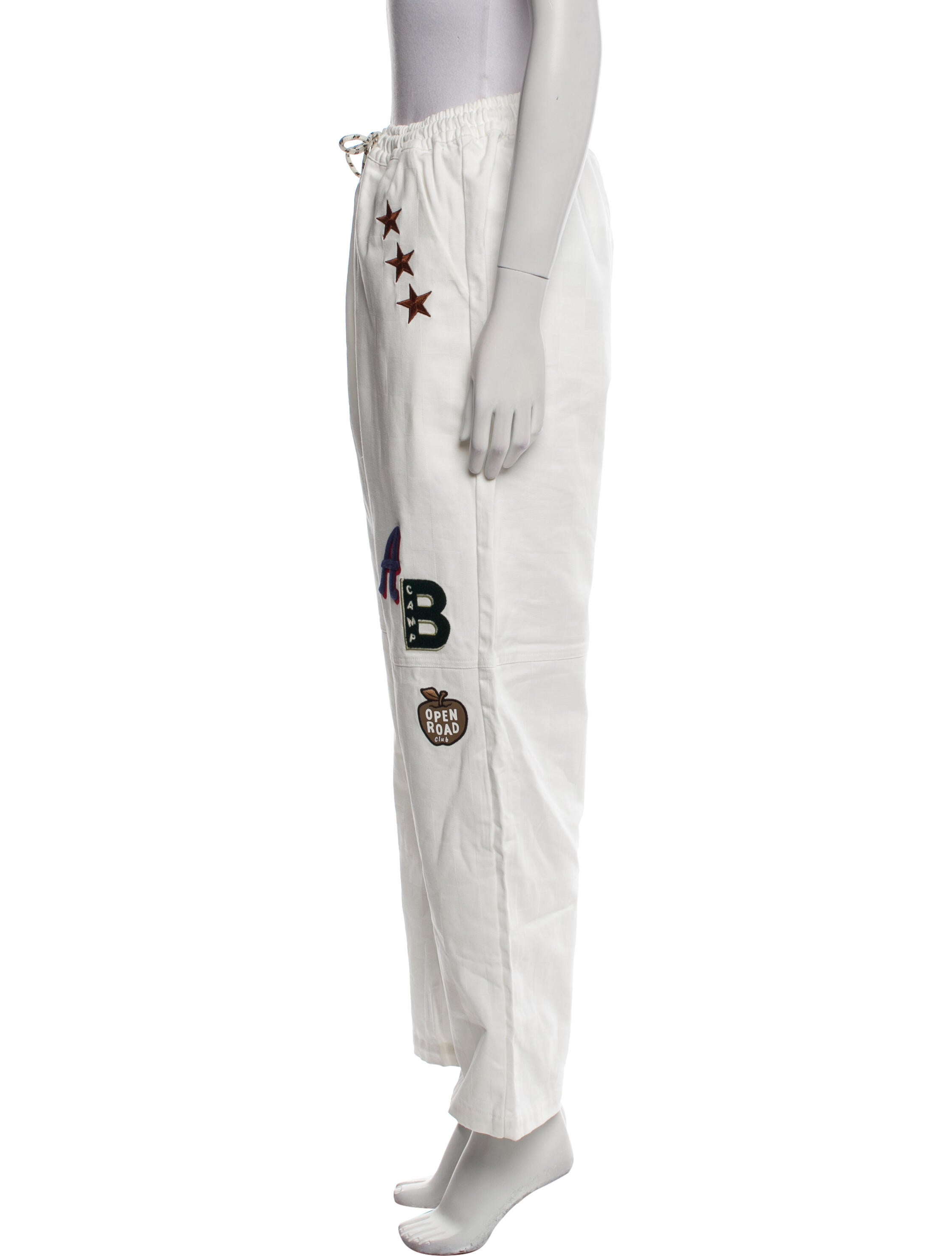 Agua Bendita Graphic Print Wide Leg Pants