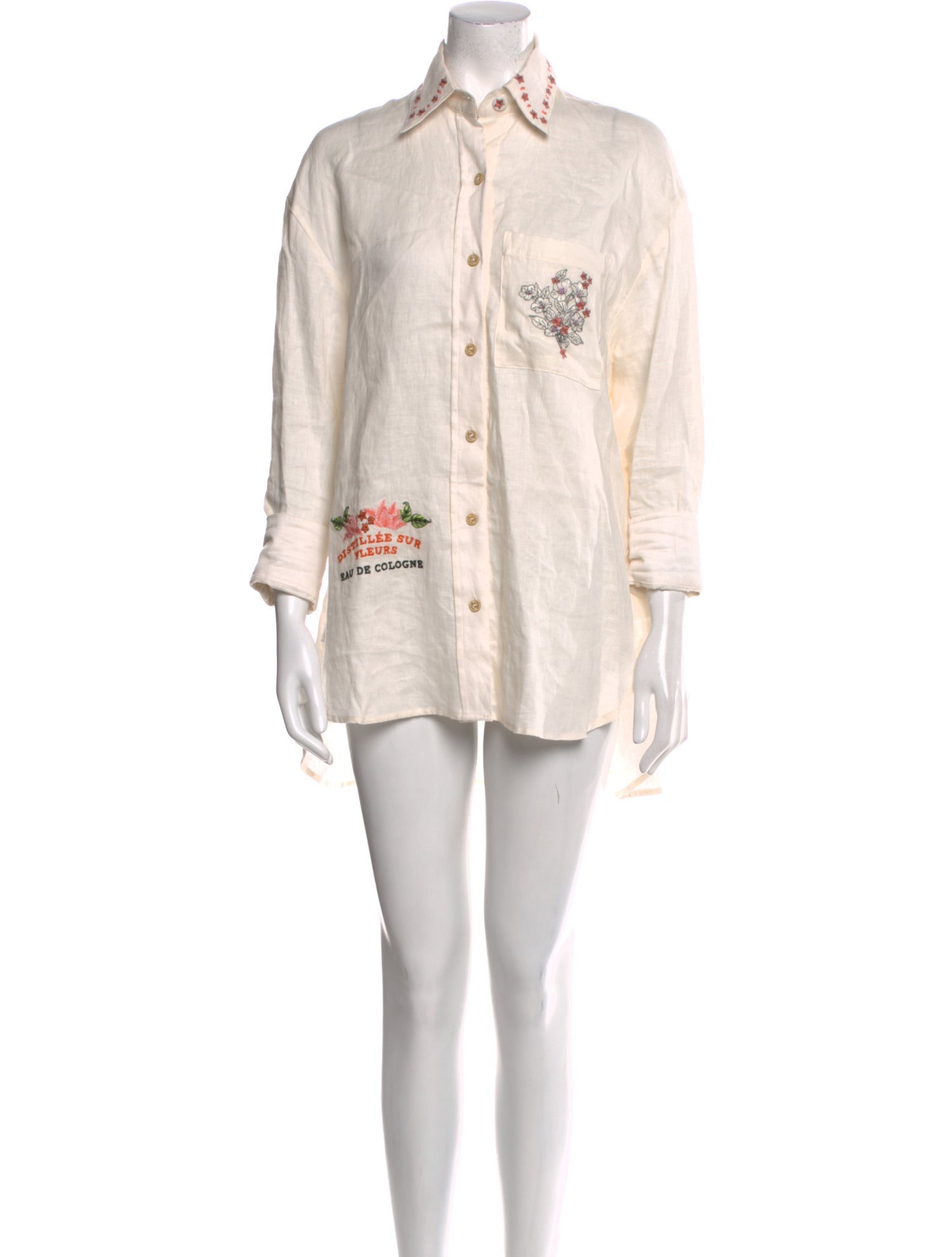 Agua Bendita Linen Mini Dress w/ Tags