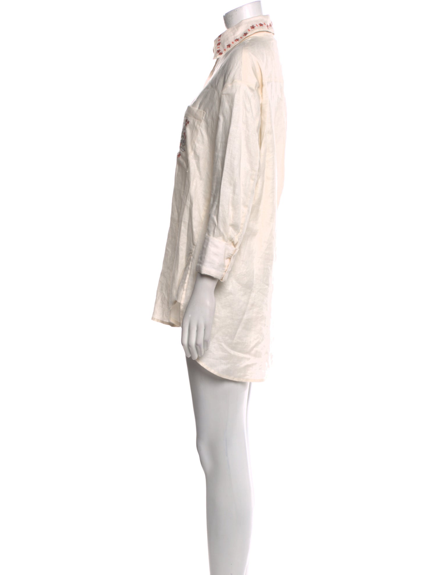 Agua Bendita Linen Mini Dress w/ Tags