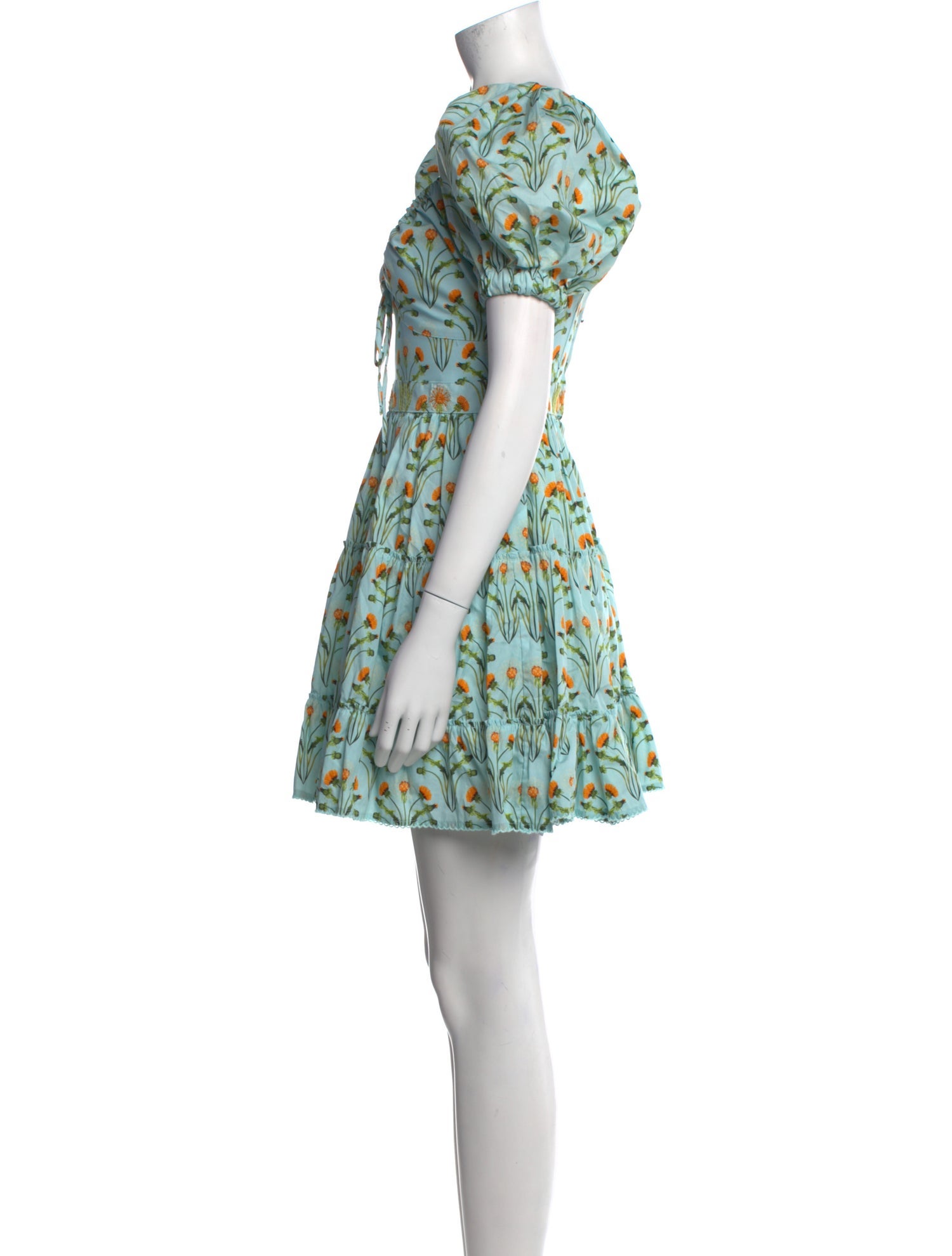 Agua Bendita Printed Mini Dress