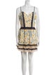 Agua Bendita Printed Mini Dress