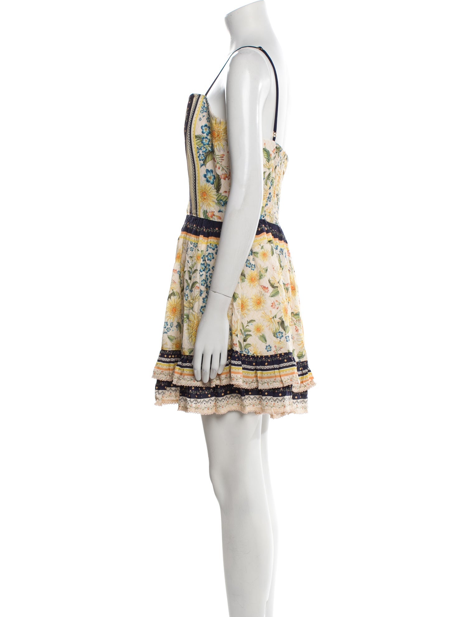 Agua Bendita Printed Mini Dress