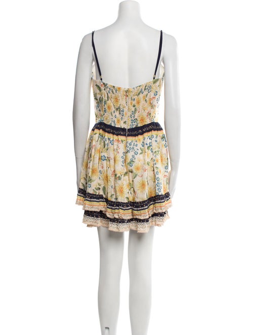 Agua Bendita Printed Mini Dress