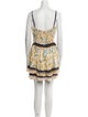 Agua Bendita Printed Mini Dress