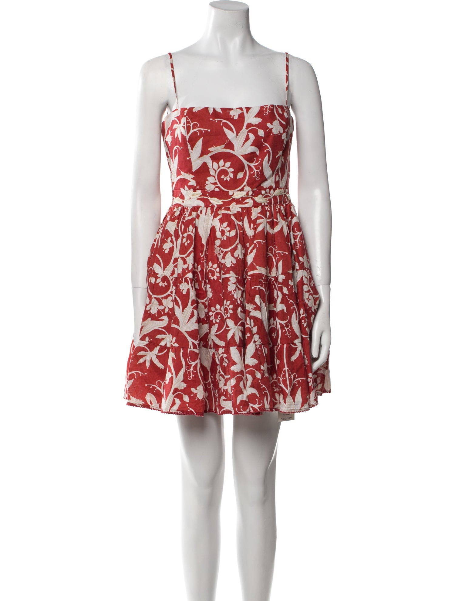 Agua Bendita Linen Mini Dress