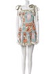 Agua Bendita Printed Mini Dress