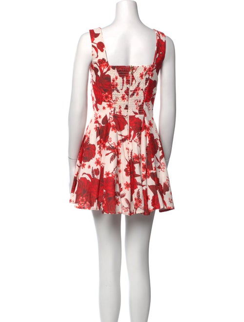 Agua Bendita Floral Print Mini Dress