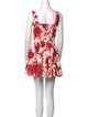 Agua Bendita Floral Print Mini Dress